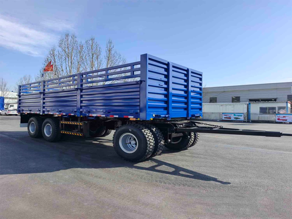 سيتم إرسال Derun Fence Cargo Drawbar Trailer & Truck إلى إثيوبيا