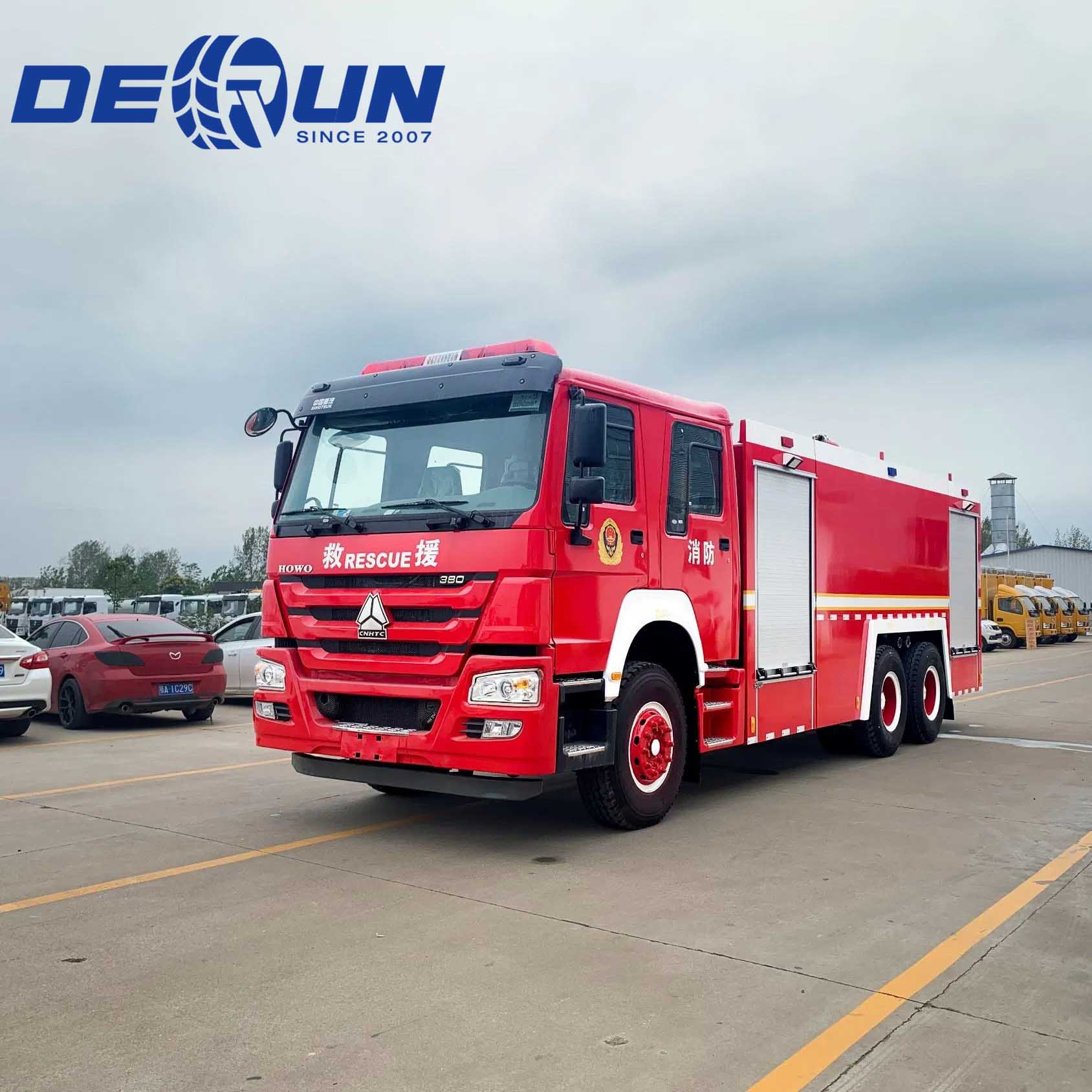 كيفية اختيار شاحنة إطفاء صناعية للخدمة الشاقة: لماذا تبرز Sinotruk HOWO 6x4