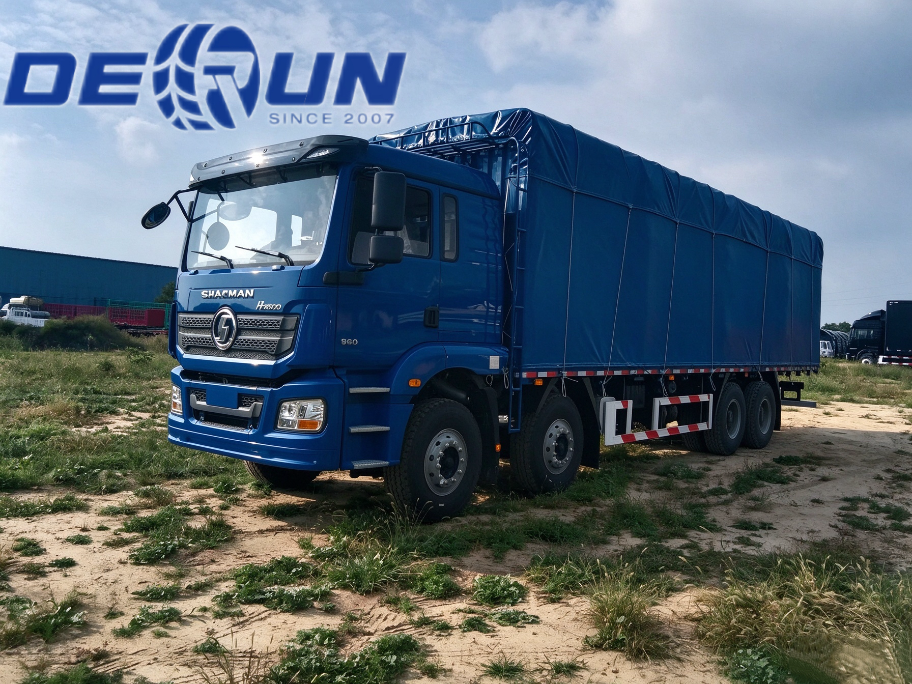 سيتم شحن الشاحنة القلابة Shacman H3000 8x4 إلى غانا