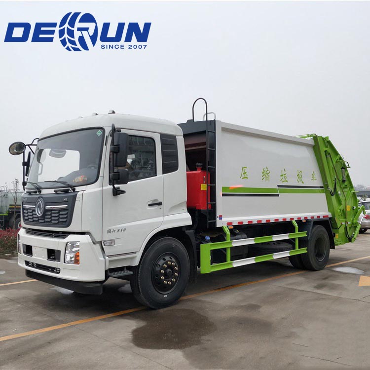 شاحنة ضاغط القمامة ذات الست عجلات Dongfeng 4x2