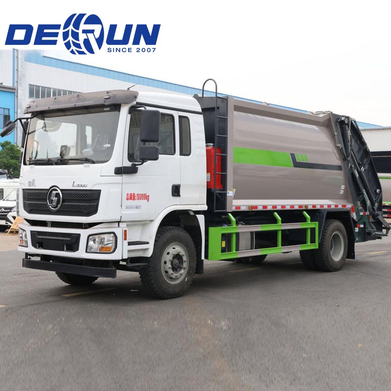 شكمان X9 4x2 L3000 شاحنة خفيفة ضاغطة للقمامة